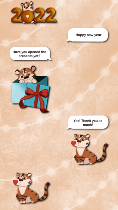 Tiger. Stickers Screenshot
