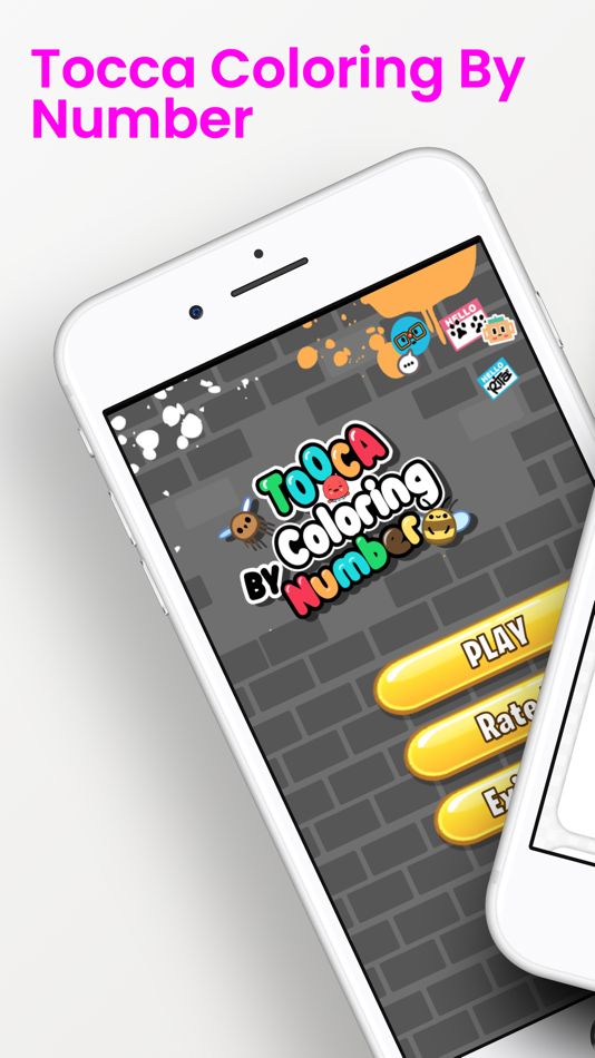#1. Tocca Coloring By Number (iOS) By: Ismail FEKHARI MELLAK