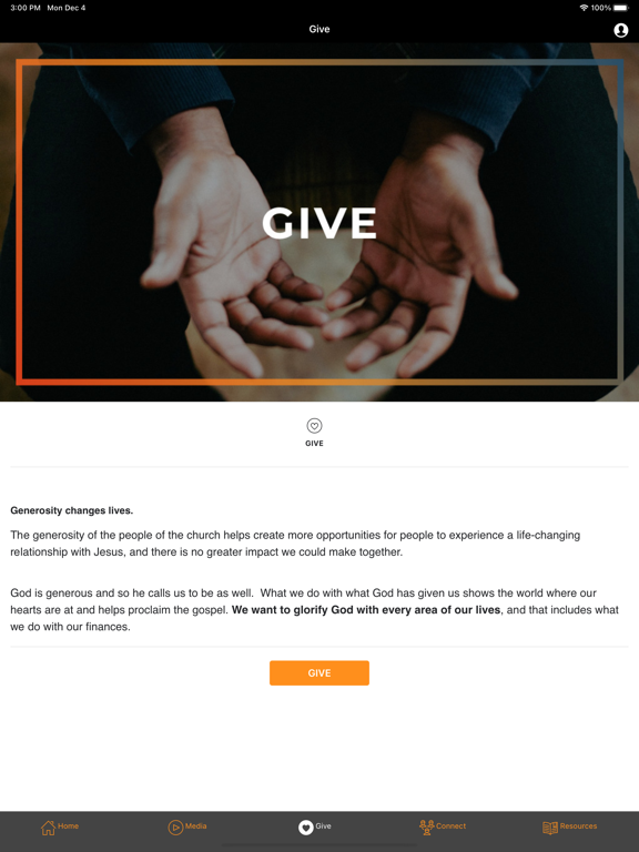 First Baptist Gulfport iPad screenshot 3 - Lifestyle app