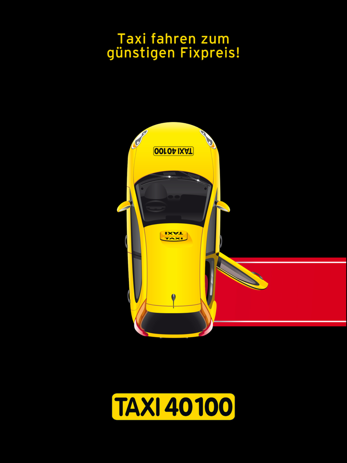 Taxi 40100 zum Fixpreis fahren