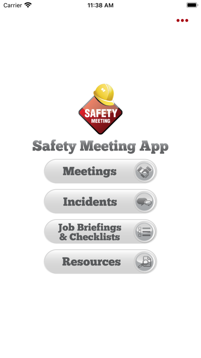 Safety Meeting App Screenshot
