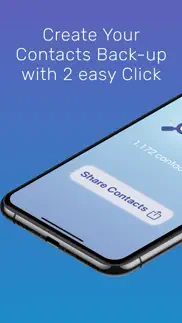 contact back-up iphone screenshot 1