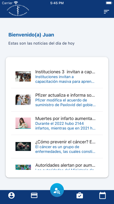 App CMC Costa Rica Screenshot