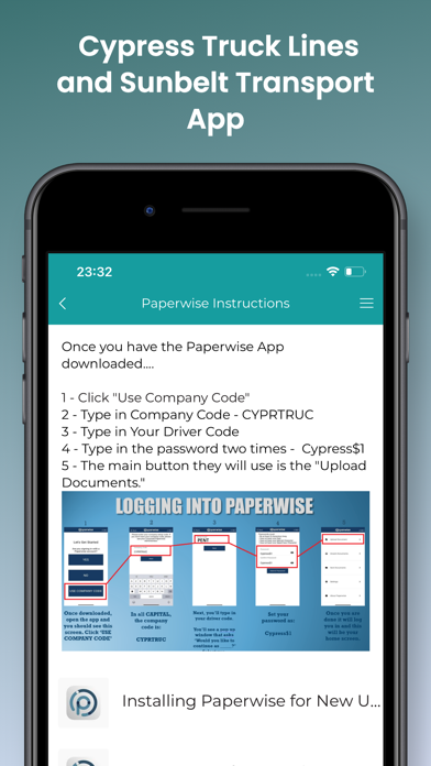 Cypress Truck Lines Screenshot