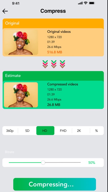 Compress Videos - Shrink Video