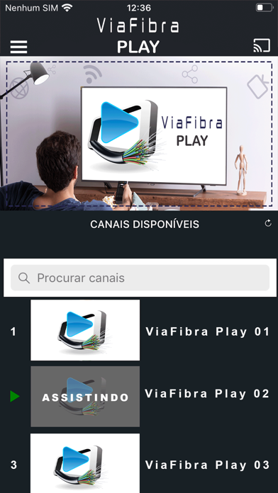 ViaFibra Play Screenshot