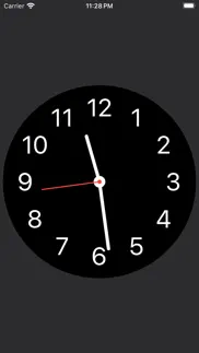 simple_clock iphone screenshot 2