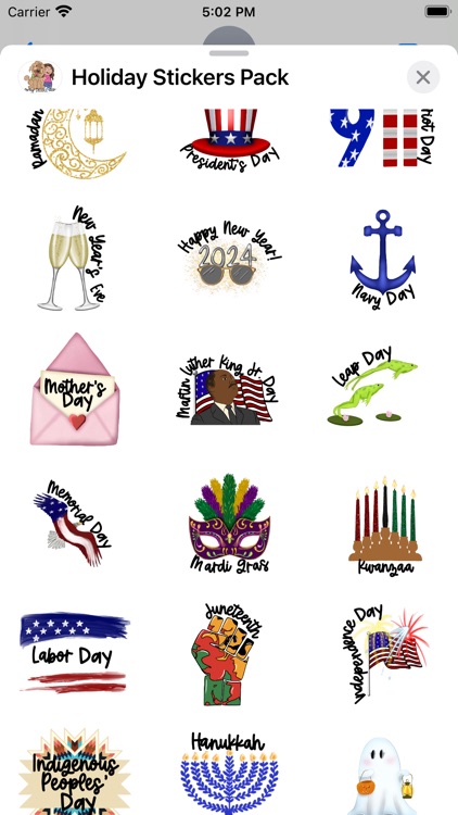 Holiday Stickers Pack by SDD