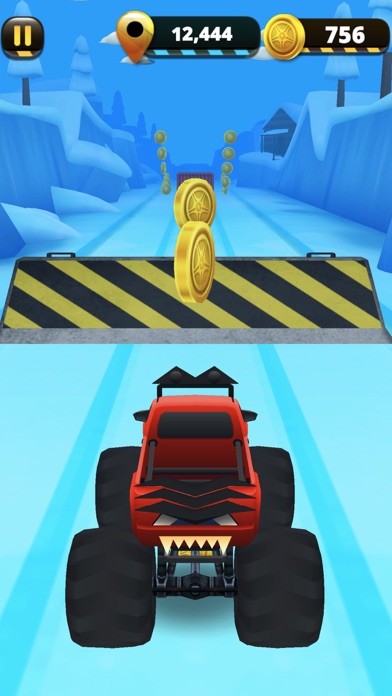 Monster Truck 3D Runner action Screenshot