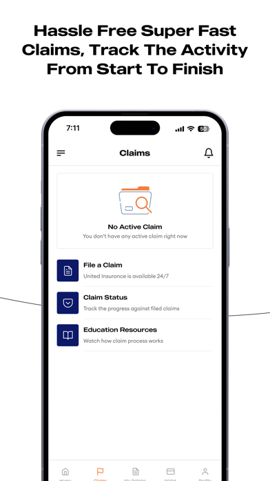 The United Insurance Screenshot