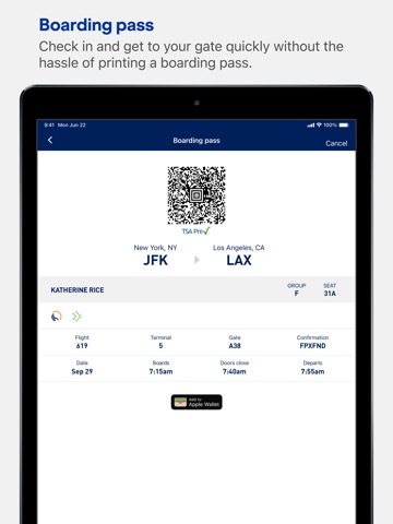 JetBlue - Book & manage tripsのおすすめ画像3