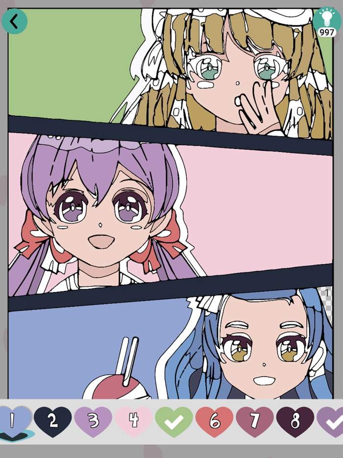 Doki Boki Coloring Girl anime