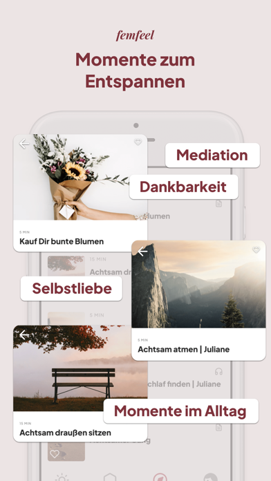 femfeel: Die Wechseljahre App Screenshot