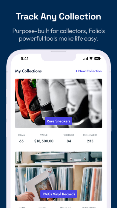 Folio: Collectibles Tracker Screenshot
