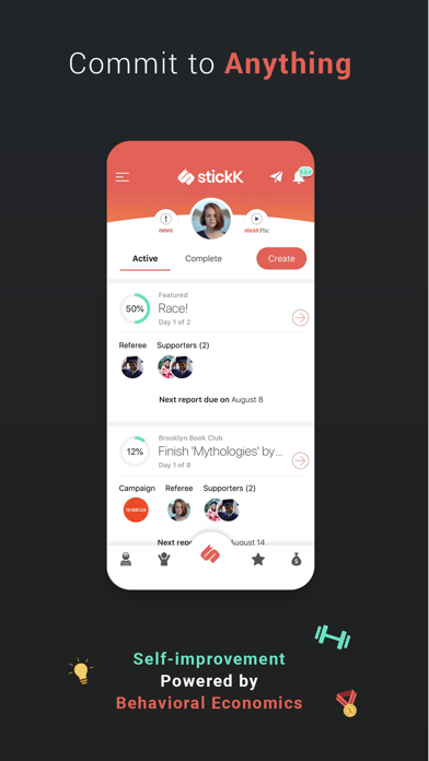 stickK: Goals & Accountability Screenshot