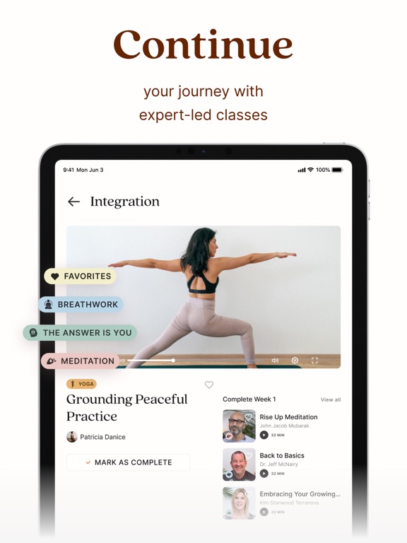 RLife by Rythmia iPad screenshot 8 - Health & Fitness app