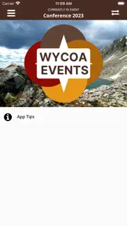 wycoa events iphone screenshot 2
