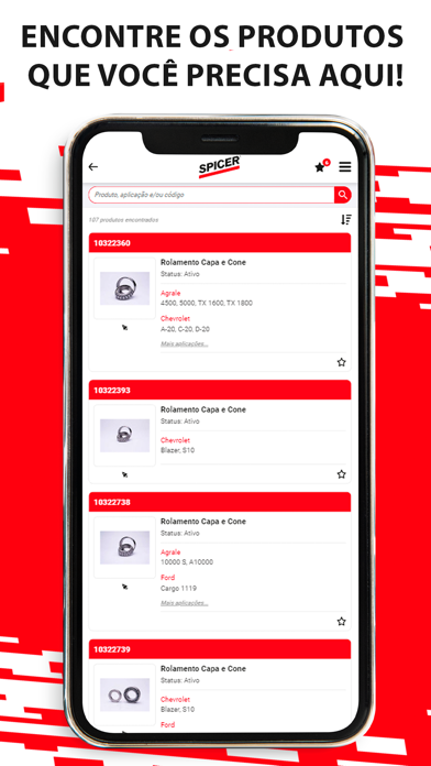 Spicer Catalogo Brasil Screenshot