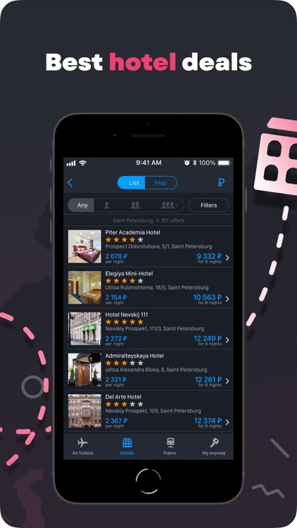 Anywayanyday — flights, hotels screenshot-3
