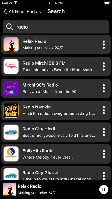 All Hindi Radios Screenshot