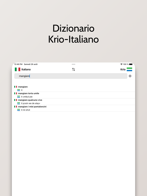 Screenshot #4 pour Dizionario Krio-Italiano