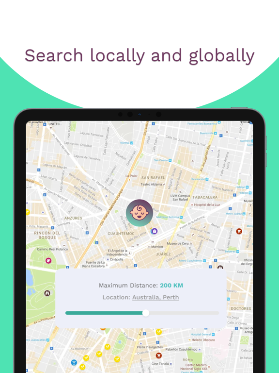 Just a Baby: Become a parent iPad screenshot 6 - Social Networking app