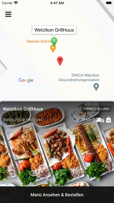 Wetzikon GrillHuus Screenshot