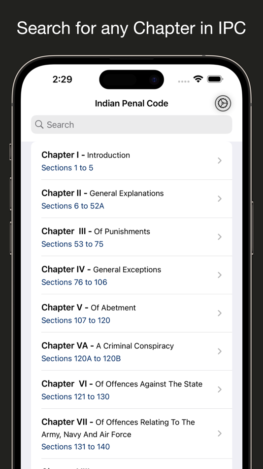 #2. INDIAN PENAL CODE - IPC. (iOS) Podle: V PUGAZHENTHI