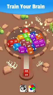 2048 cube merge – number game iphone screenshot 3