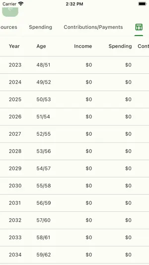 Projections:Retirement Planner screenshot 4