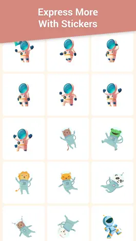 Game screenshot The Astronaut Love Stickers apk