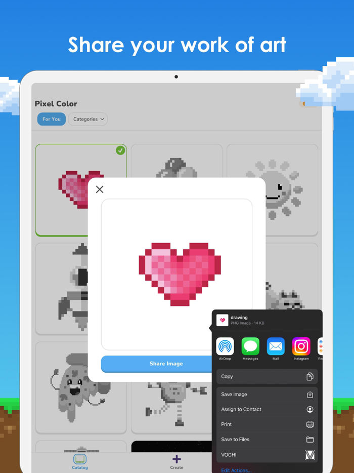 Pixel Color Paint by Number