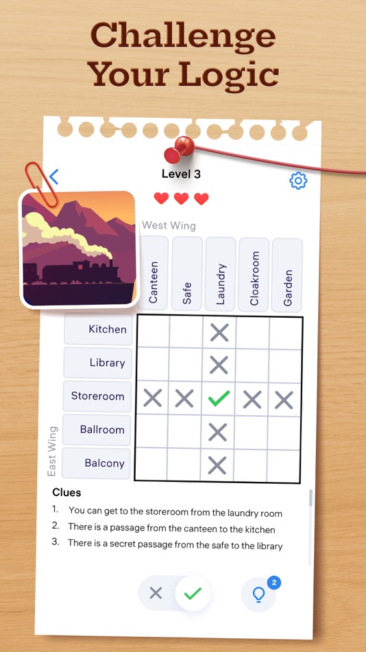 Logic Puzzles - Clue Game - 1.3.0 - (iOS)