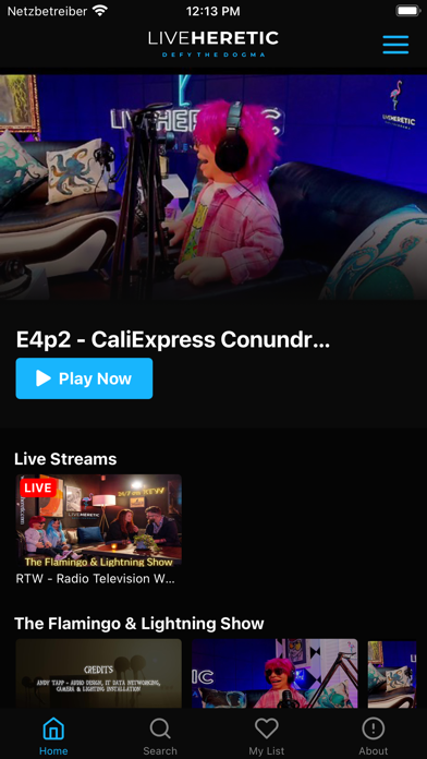 Live Heretic Broadcasting Screenshot