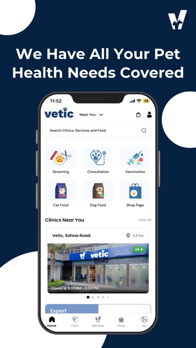 Vetic - Pet Clinic & Grooming Screenshot