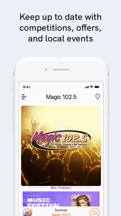 Magic 102.5 Screenshot