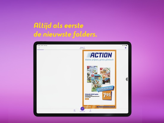 Reclamefolder iPad app afbeelding 2