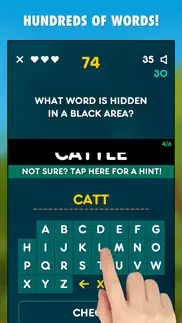 hidden word game iphone screenshot 2