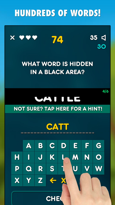 Screenshot #2 pour Hidden Word Game