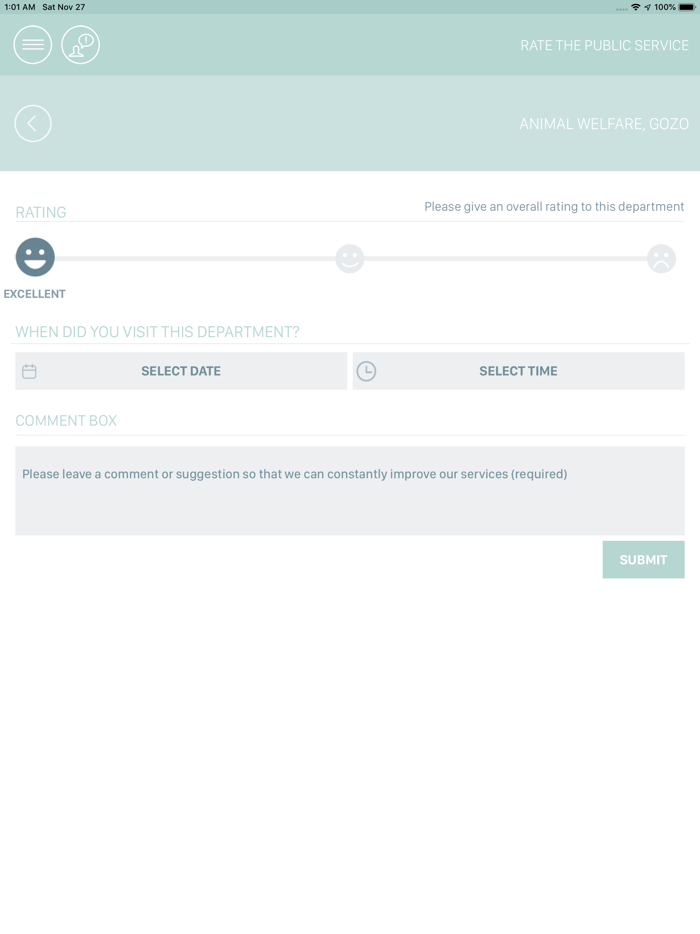 Rate the Public Service