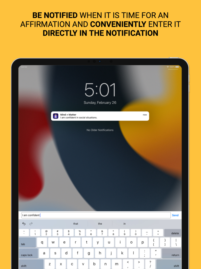 Mind Over Matter Affirmations