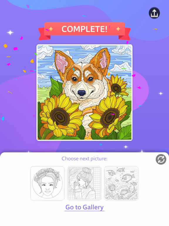 Art Book:Paint Color by Number iPad screenshot 5 - Entertainment app