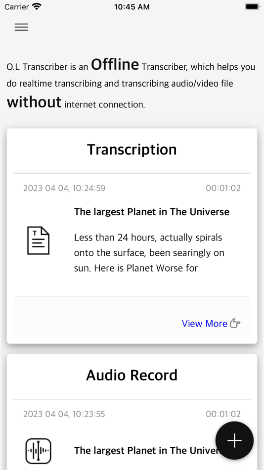 #3. O.L Transcriber (iOS) 由: Liyi Huang
