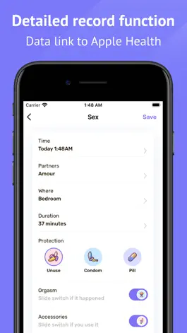 Game screenshot Aphrodite-Sex Tracker apk