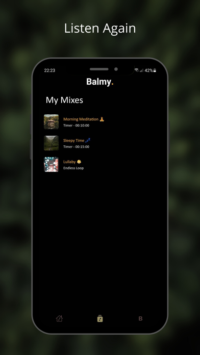 Balmy. Sleep, Relax, Focus Screenshot