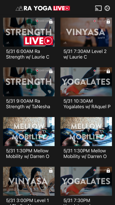 Ra Yoga Live Screenshot