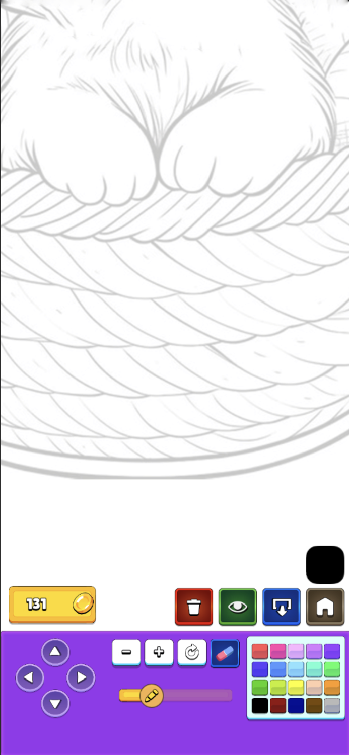 Cute Kitty Coloring HelloPink