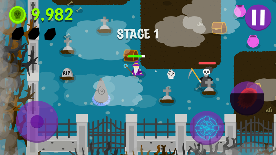 #3. Cemetery Survival (iOS) Podle: Adknown