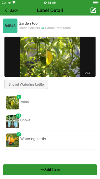 SmatageeQR Code Smart Labels Screenshot