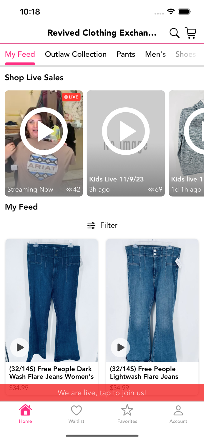 Revived Clothing Exchange